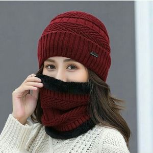Winter Hat with Scarf